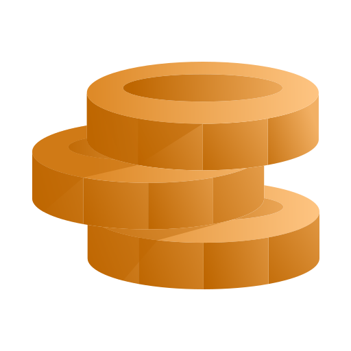 monedas icono gratis