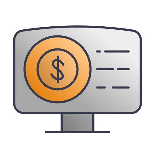 Économie numérique Icône gratuit Économie numérique Icône gratuit