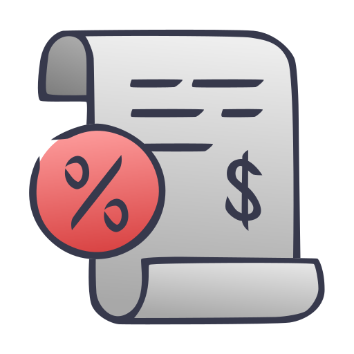 impuesto icono gratis