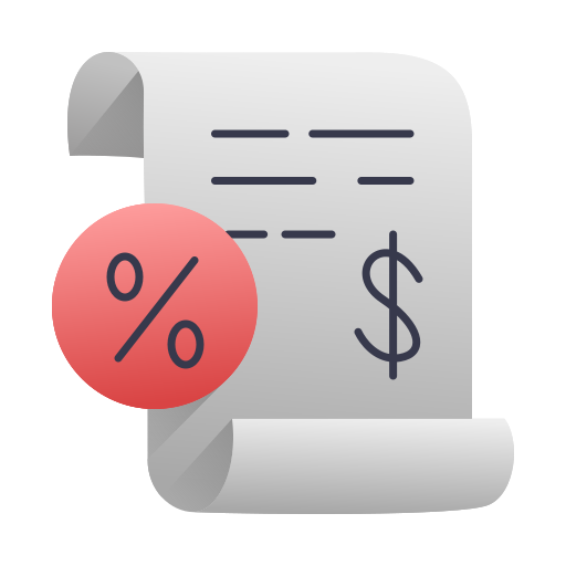 impuesto icono gratis