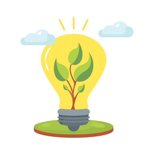 idea ecológica icono gratis