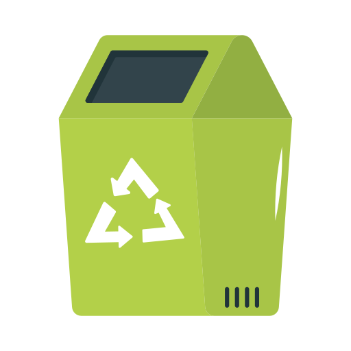 papelera de reciclaje icono gratis