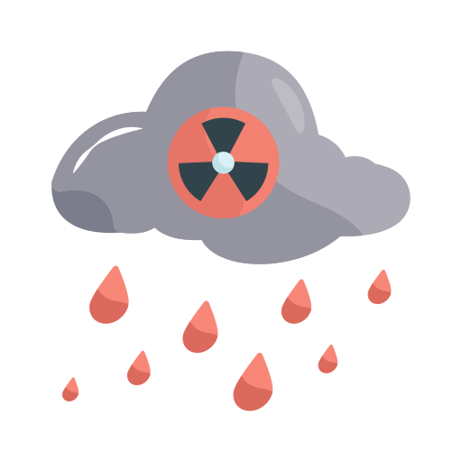 chuva ácida grátis ícone