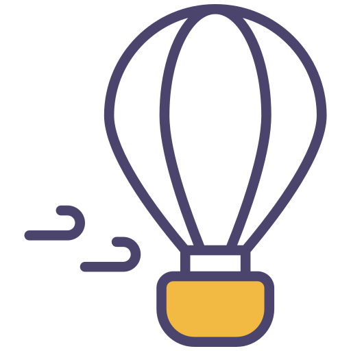 balão de ar quente grátis ícone