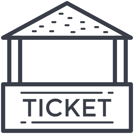 guichet de vente de billets Icône gratuit guichet de vente de billets Icône gratuit
