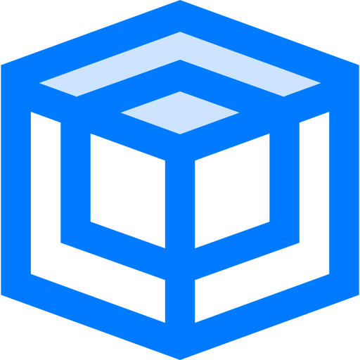 Cube icon Vitaliy Gorbachev Blue