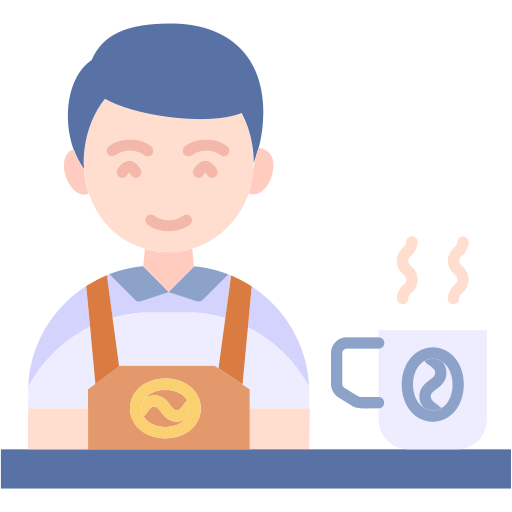 barista grátis ícone barista grátis ícone