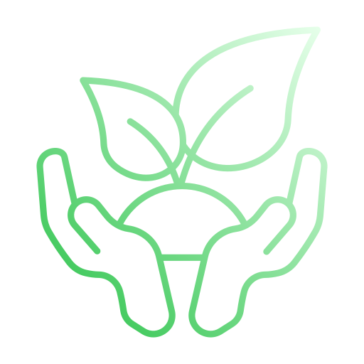 Plant in hand free icon Plant in hand free icon