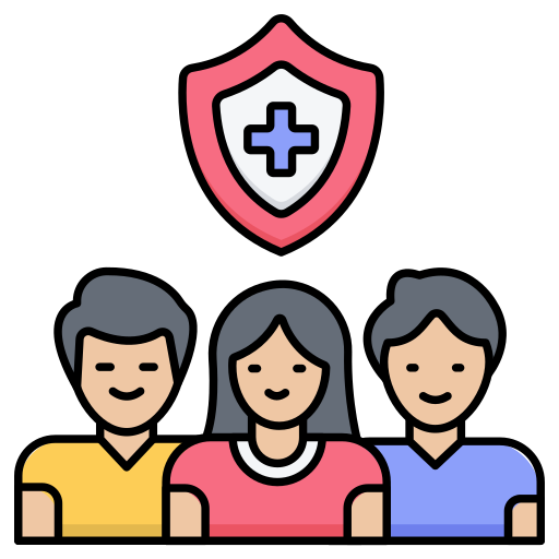 seguro de salud icono gratis