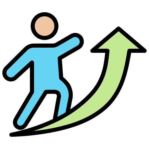 crescimento pessoal grátis ícone