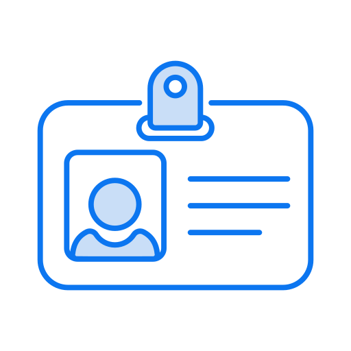 tarjeta de identificación icono gratis