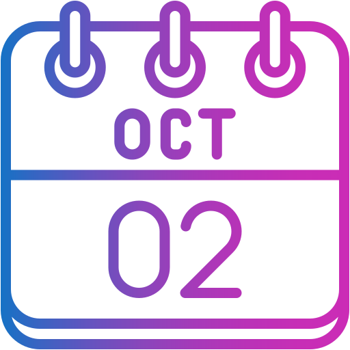 2 de octubre icono gratis