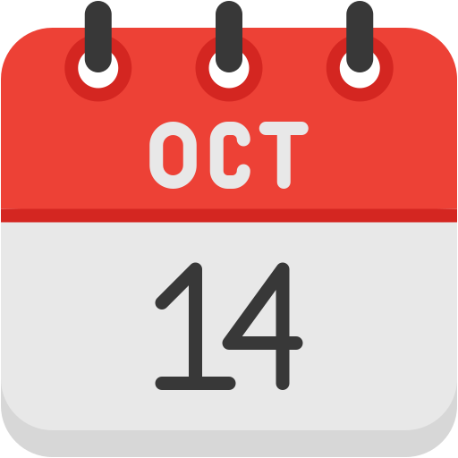 14 de octubre icono gratis