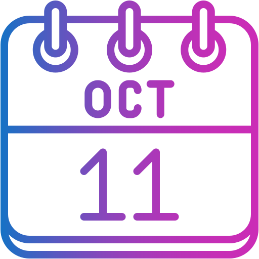 octubre icono gratis