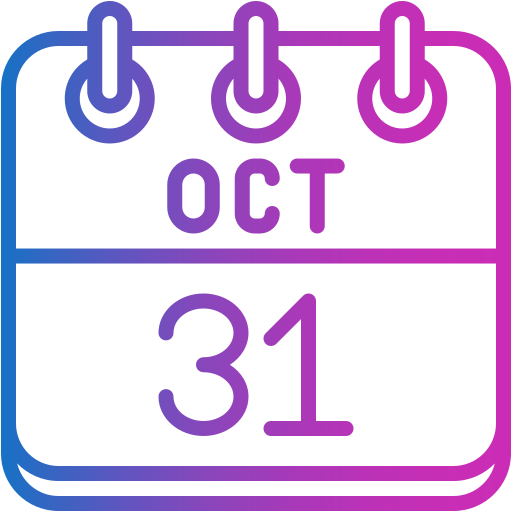 31 de octubre icono gratis