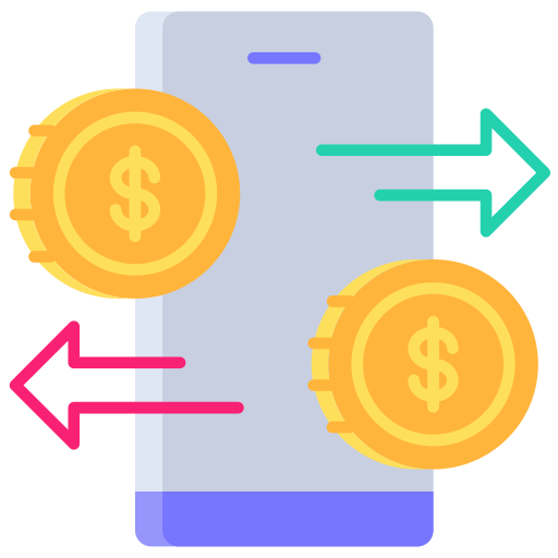 transacción icono gratis