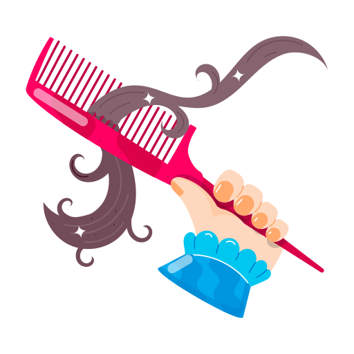 peine de barbero icono gratis