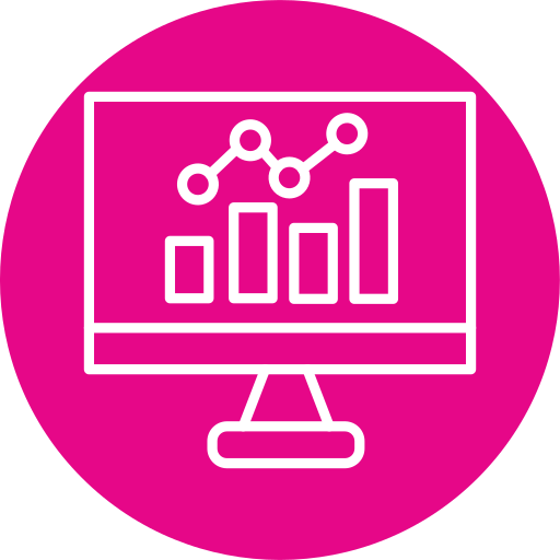 análisis de mercado icono gratis