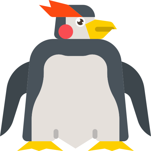 Pingüino icono gratis