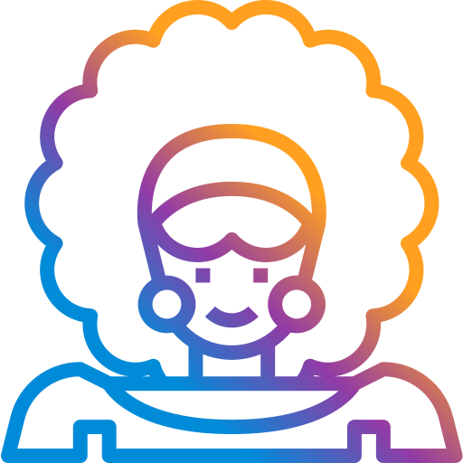 Afro - free icon