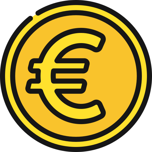 pièce en euro Icône gratuit pièce en euro Icône gratuit