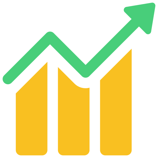 gráfico de crescimento grátis ícone gráfico de crescimento grátis ícone