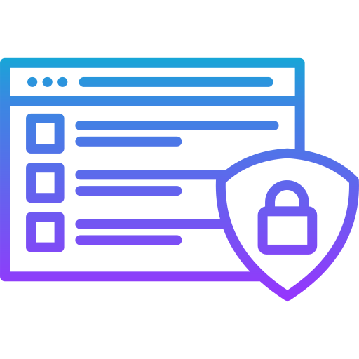 seguridad web icono gratis