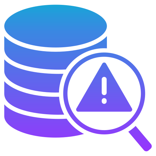 error de base de datos icono gratis