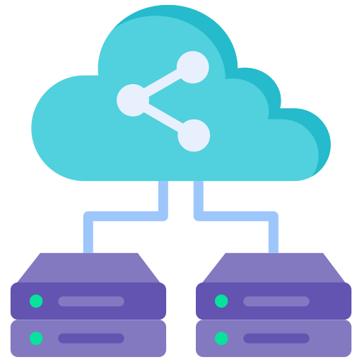 compartir base de datos icono gratis