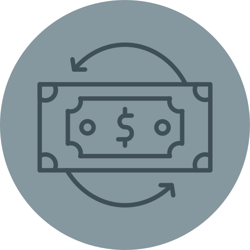 Денежный поток бесплатно иконка