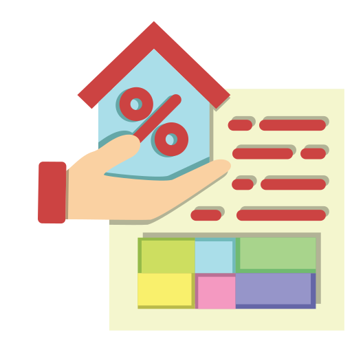 impuesto sobre la propiedad icono gratis