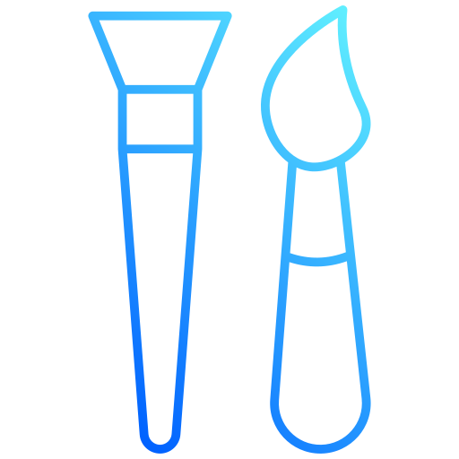 pinceles icono gratis