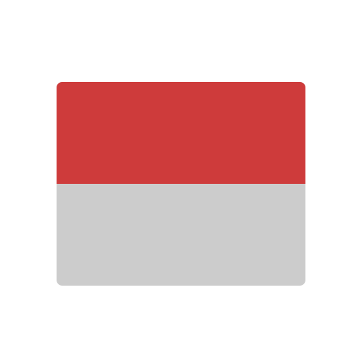 bandera de indonesia icono gratis