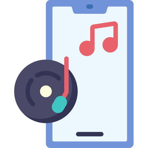 Aplicación de música icono gratis