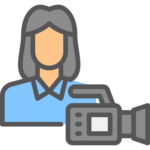 videógrafo icono gratis