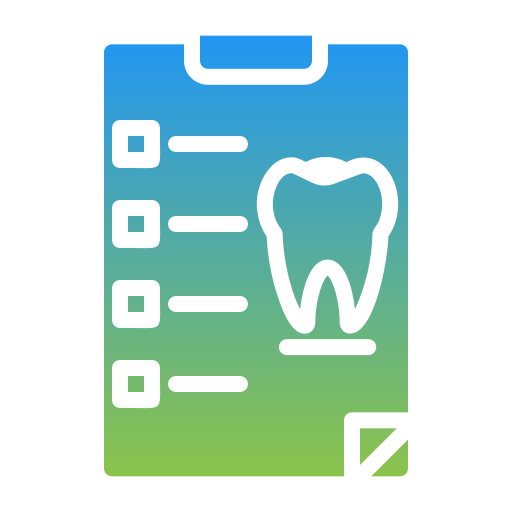 informe dental icono gratis