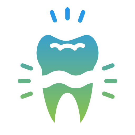 Broken tooth free icon