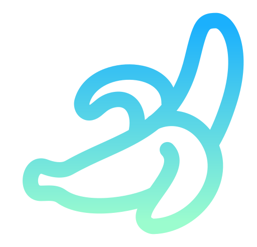 바나나 무료 아이콘