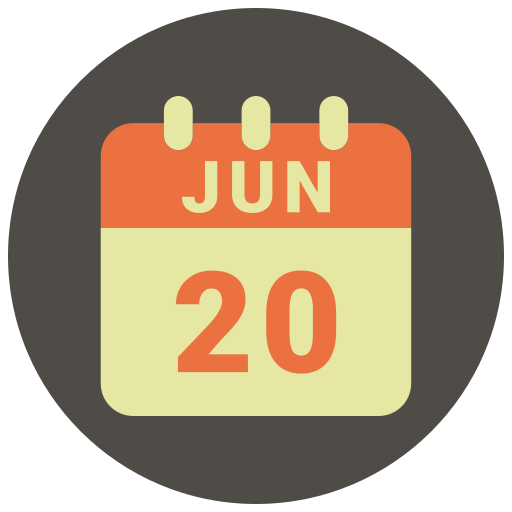 20 de junio icono gratis