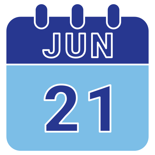 21 de junio icono gratis