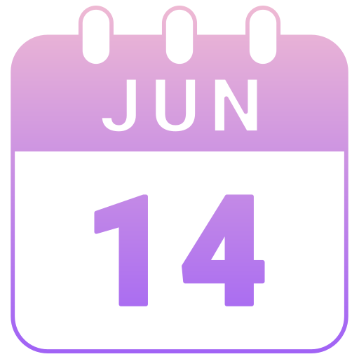 14 de junio icono gratis