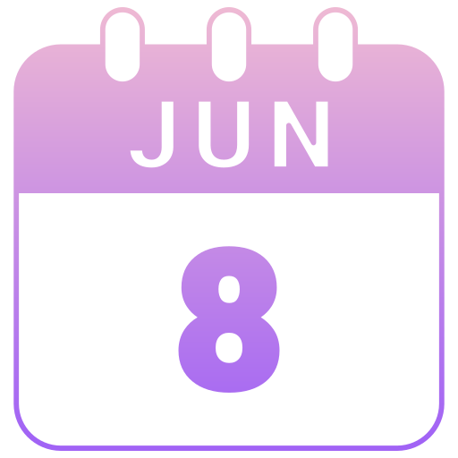 8 de junio icono gratis