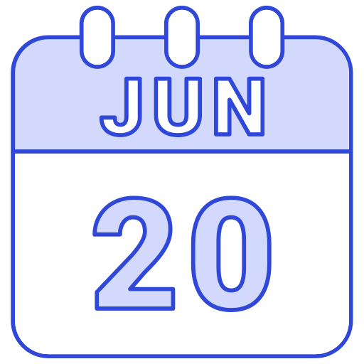 20 de junio icono gratis