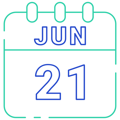 21 de junio icono gratis