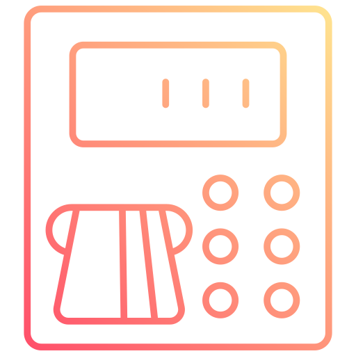 cajero automático icono gratis