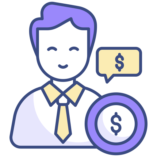 conseiller financier Icône gratuit