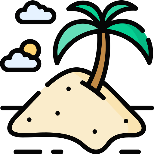 Isla icono gratis