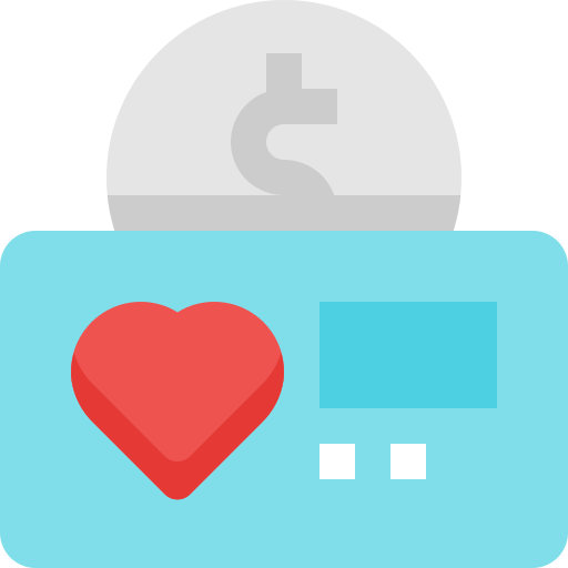 Donación icono gratis