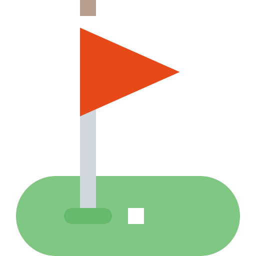 Golf Pixelmeetup Flat icon