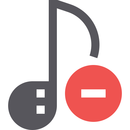 Musical note free icon